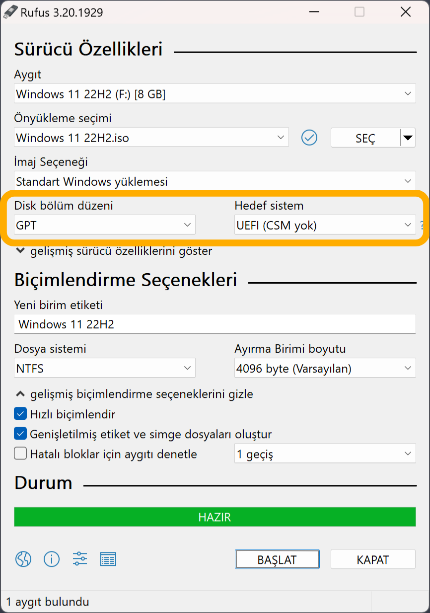 Prepare a Windows 10 installation USB step by step