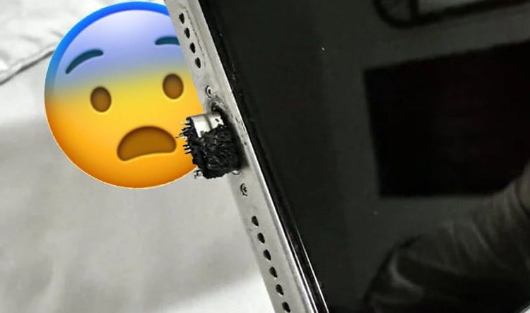 Fake Charging Cable Melted iPhone 15 Pro Max